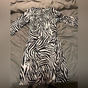 Black and white dress
